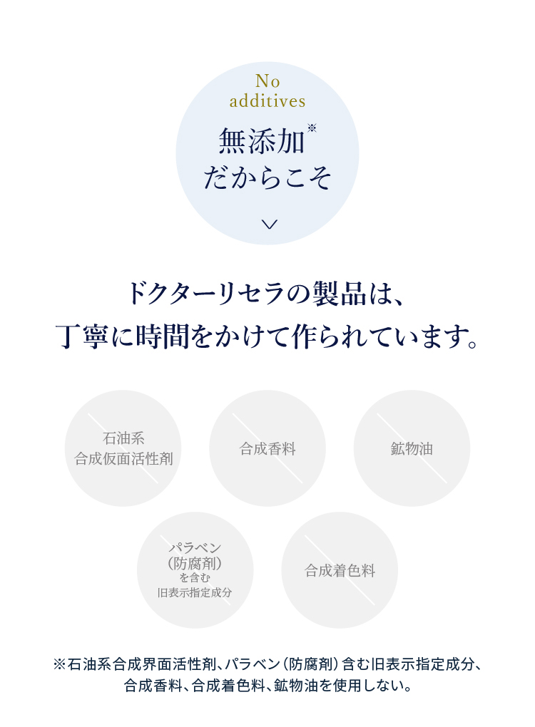 無添加だからこそ