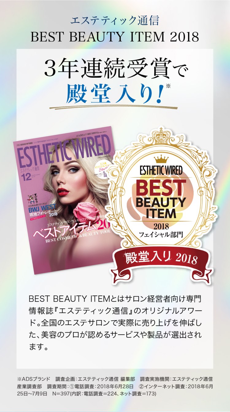 1.ウォッシング｜ADS｜ドクターリセラ