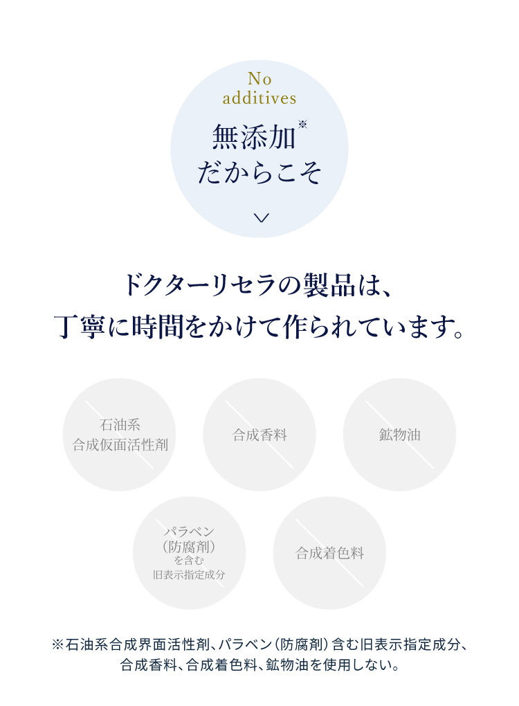 無添加だからこそ