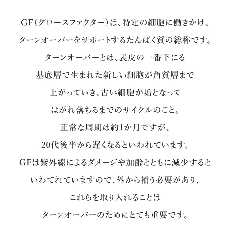 GF(グロースファクター)は、